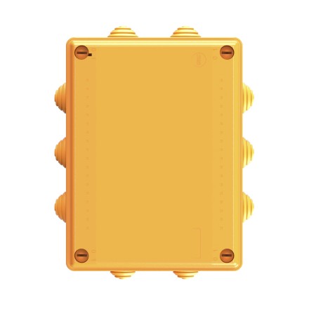 Коробка пластиковая FS с кабельными вводами и клеммниками, IP55, 150х110х70 мм, 5р, 450V, 30A, 16 кв.мм