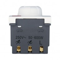 Светорегулятор 600Вт со световой индикацией (бежевый)