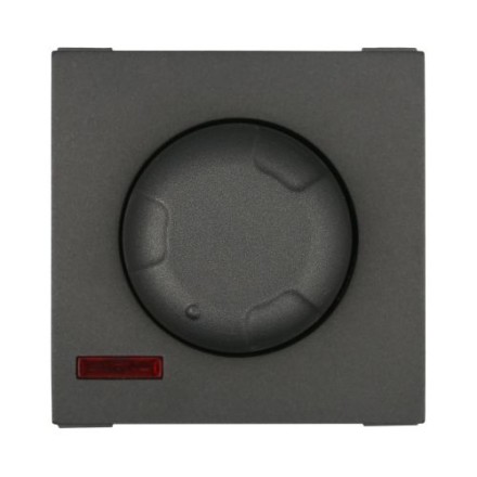Светорегулятор 600Вт со световой индикацией (чёрный бархат)