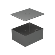 BOX/8-12  Металлическая  коробка с крышкой для заливки в пол, для люков 70083, 70012
